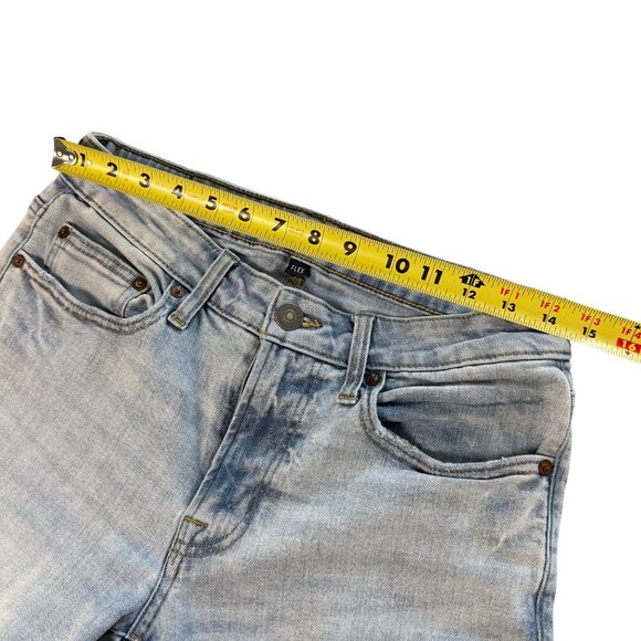 American Eagle Flex Light Wash Mens Jeans 30x30 Straight Fit Distressed Denim - Picture 8 of 9